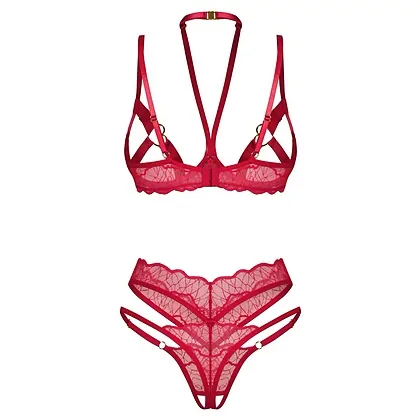 Set Obsessive Cupide Desir Roșu S-M