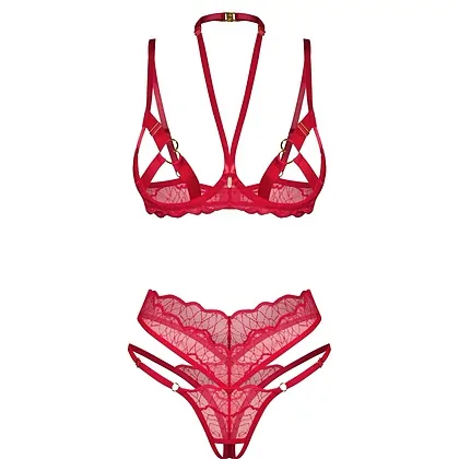 Set Obsessive Cupide Desir Roșu S-M