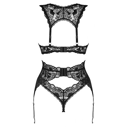 Set Obsessive Donna Dream 3 Piese Negru XS-S