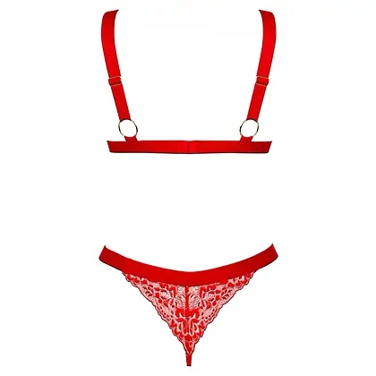 Set Obsessive Elianes 2 Piese Roșu M-L