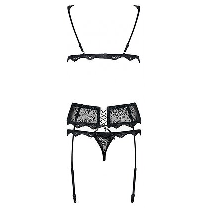 Set Obsessive Emperita Negru L-XL