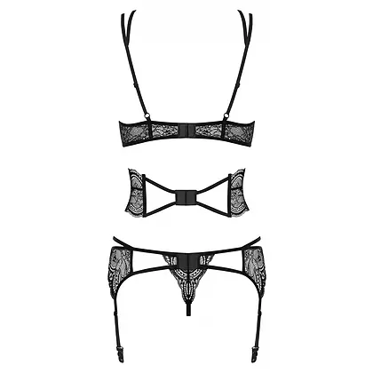 Set Obsessive Frivolla Negru S-M