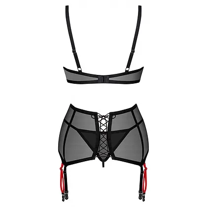 Set Obsessive Glandez 3 Piese Negru XS-S