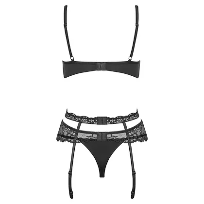 Set Obsessive Heartina Negru S-M