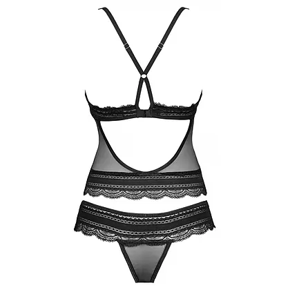 Set Obsessive Ivannes Negru S-M