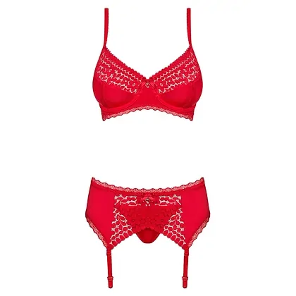 Set Obsessive Jolierose Roșu S-M