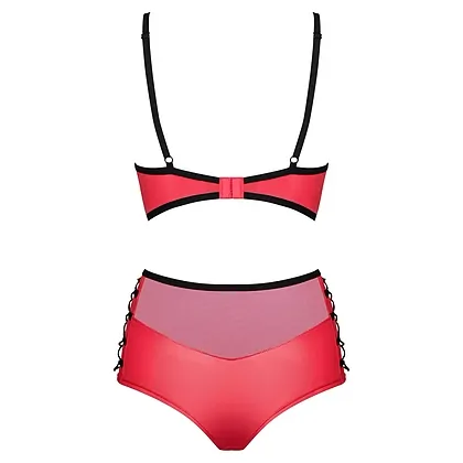 Set Obsessive Leatheria Roșu S-M