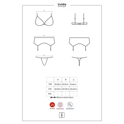 Set Obsessive Lividia Roșu S-M