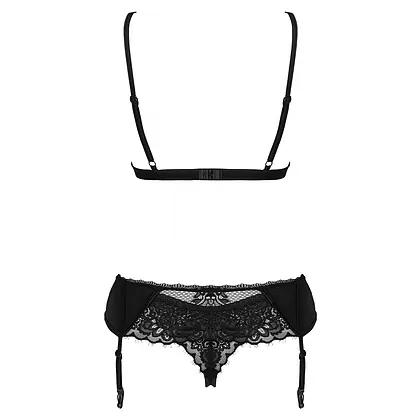 Set Obsessive Maderris 3 Piese Negru M-L