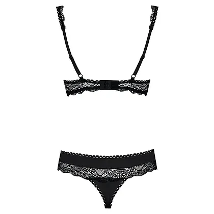 Set Obsessive Miamor Negru L-XL