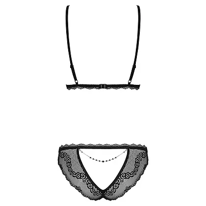 Set Obsessive Millagro Negru L-XL