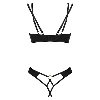 Set Obsessive Nesari Decupat 2 Piese Negru M-L