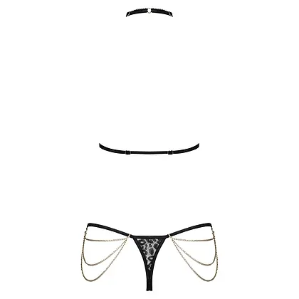 Set Obsessive Pantheria Negru L-XL