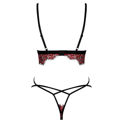 Set Obsessive Redessia Roșu L-XL