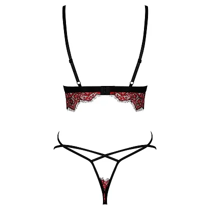 Set Obsessive Redessia Roșu L-XL