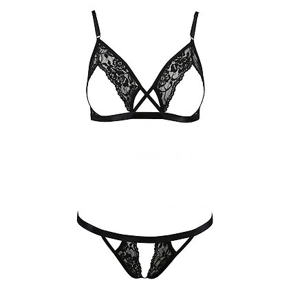 Set Passion Diabolina Negru S-M