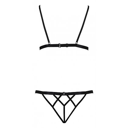 Set Passion Diabolina Negru S-M