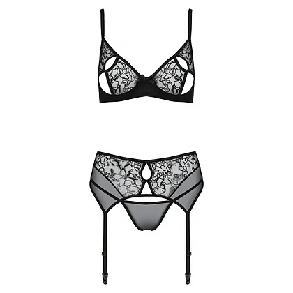 Set Passion Eco Primulă Negru L-XL
