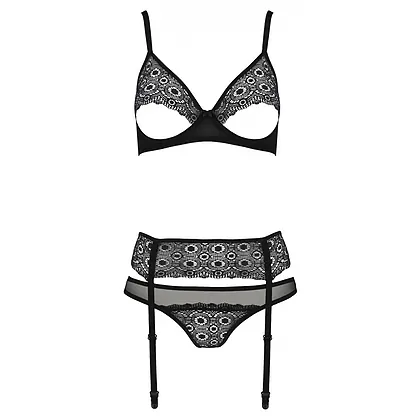 Set Passion Eco Zinnia Negru S-M