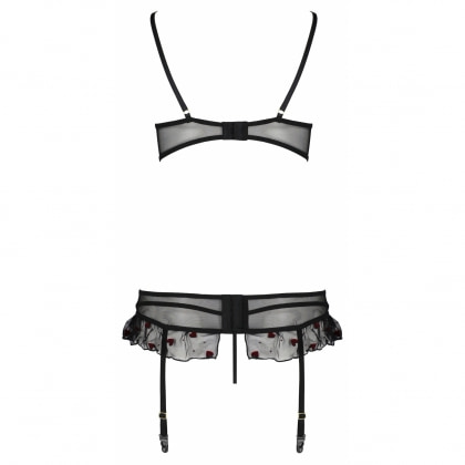 Set Passion Lovelia Negru L-XL