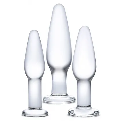 Set Plug Anal Training Glas Transparent