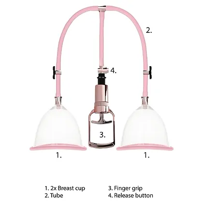 Set Pompă Sâni Medium Rose Gold