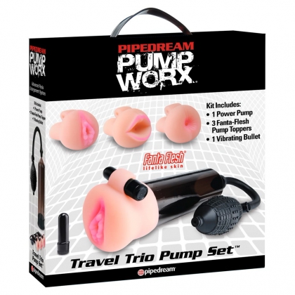 Set Pump Worx Travel Trio Pump