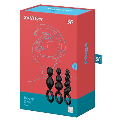 Set Satisfyer De Accesorii Pentru Satisfacție Anală Negru