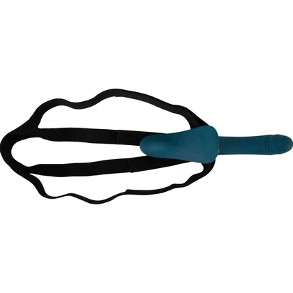 Set Strap-On You2Toys — 7 Moduri, Reîncărcabil Albastru