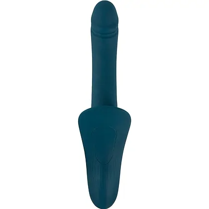 Set Strap-On You2Toys — 7 Moduri, Reîncărcabil Albastru