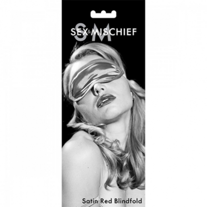 Mască Sex And Mischief Satin Roșu