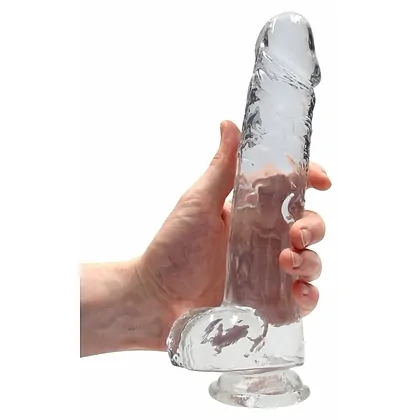 Shots 23 cm Realistic Dildo Transparent
