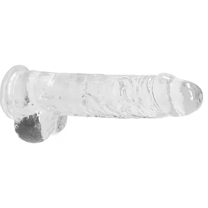 Shots 23 cm Realistic Dildo Transparent