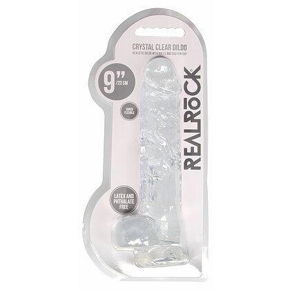 Shots 23 cm Realistic Dildo Transparent
