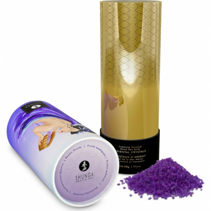 Shunga Oriental Crystals Fructe Exotice — Sare De Baie 500g