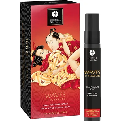 Shunga Waves Of Pleasure — Spray Căpșuni Spumante 20 ml