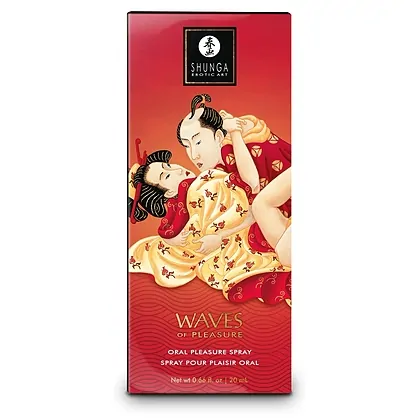 Shunga Waves Of Pleasure — Spray Căpșuni Spumante 20 ml
