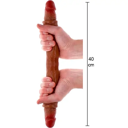 Silicone Foreskin D-Dong 40 cm Caramel Skin Tone _