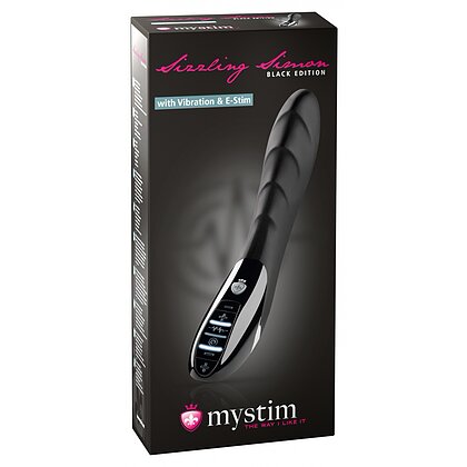 Sizzling Simon Estim Vibrator Negru