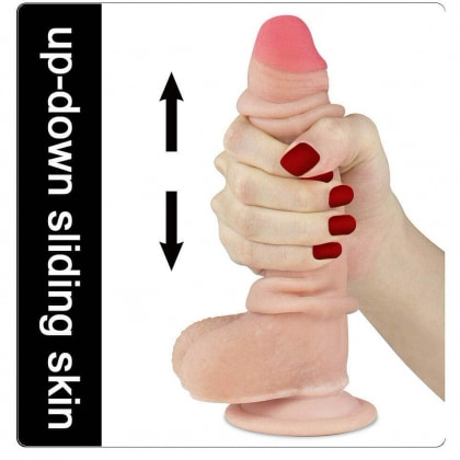 Sliding Skin Cu Ventuză 17cm