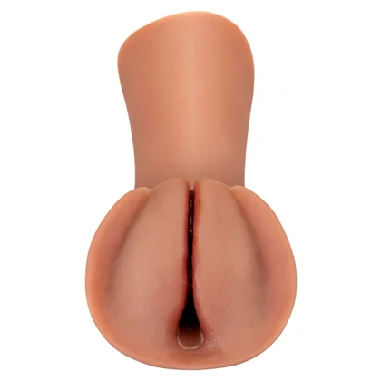 Slippery Slit Masturbator Auto-lubrifiant Caramel