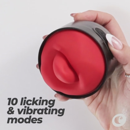 Slurpy Crushious Masturbator Automat 2 în 1 Alb
