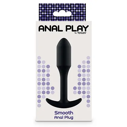 Smooth Anal Plug Negru