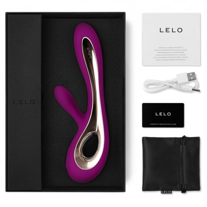 Vibrator Rabbit Lelo Soraya 2 cu Două Motoare Mov