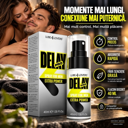 Spray Întârziere Ejaculare Delay Pro Extra Power 40 ml