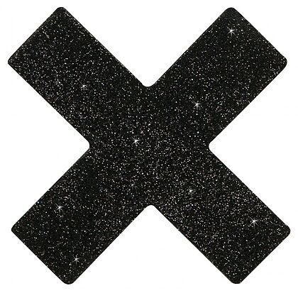 Stickere Pentru Sfârcuri Model X Negru