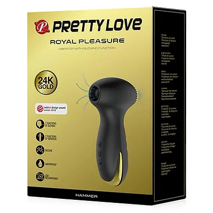 Stimulator Clitoris Pretty Love Royal Pleasure Negru