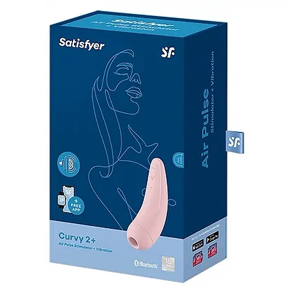 Stimulator Clitoris Satisfyer Curvy 2 Plus Roz