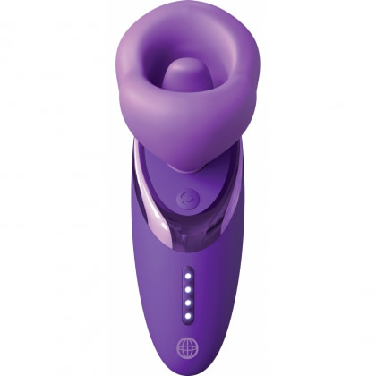 Stimulator cu Suctiune și Limbă Vibratorie, 7 Moduri, USB-C Mov
