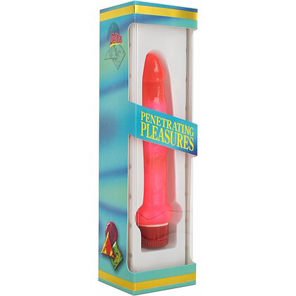 Stimulator Gelatinos Pentru Zona Posterioară 16cm Roz